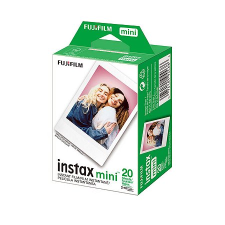 Filme instax mini 20 fotos ISO 800