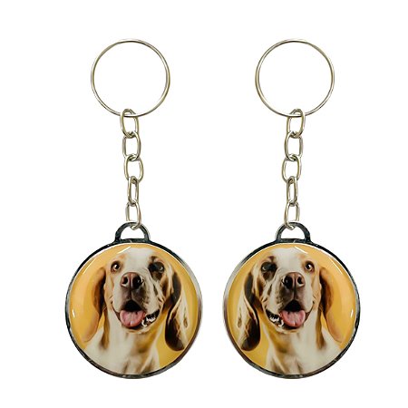 Chaveiro metal redondo personalizado 2 foto