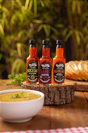 Combo Molhos de Pimenta As Poderosas