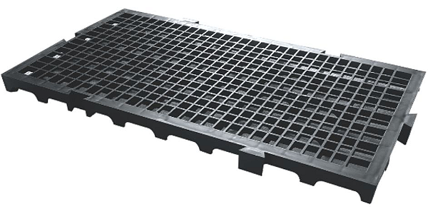 Piso Plástico 500x250x25mm