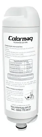 Filtro/refil Colormaq acqua (para purificadores colormaq)