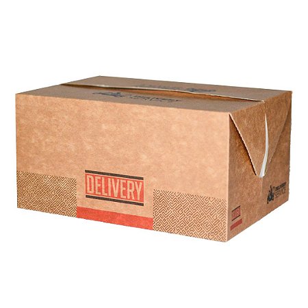 Caixa box antivazamento multiuso delivery- biodegradável - 10 unidades