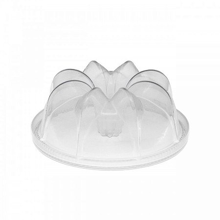 Forma para confeitaria com tampa - 120 ml 10 unidades
