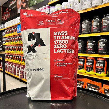 Mass Titanium Zero Lactose 2.4Kg - Max Titanium