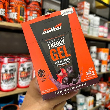 Iron Man Energy Gel 10 saches - New Millen