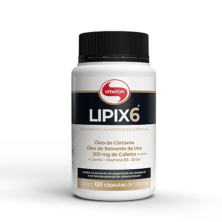 Lipix 6 120 cápsulas - Vitafor