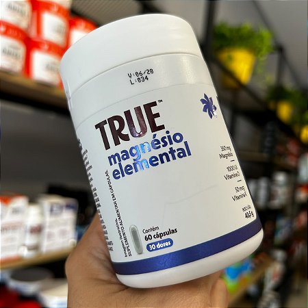 Elemental Magnésio 60 cápsulas - True Source