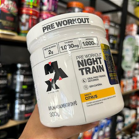 Night Train 300g (Pré-Treino) - Max Titanium