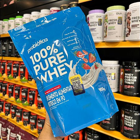 Refil 100% Pure Whey 900g - Probiótica