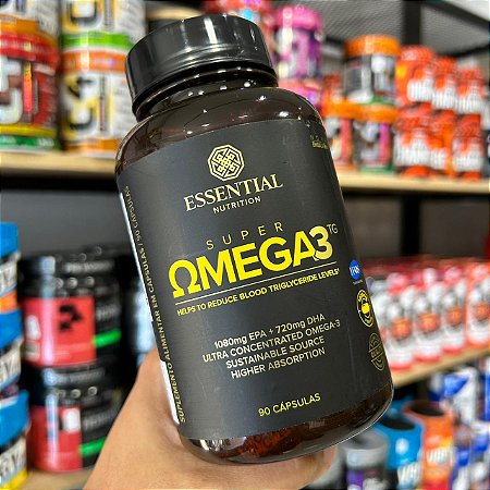 Super Ômega 3 TG 1000mg 90 Cápsulas - Essential