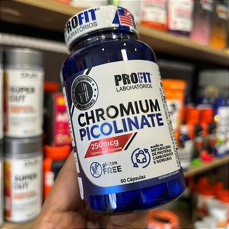 Chromium Picolinate 250mcg 60 Cápsulas - Profit Laboratórios