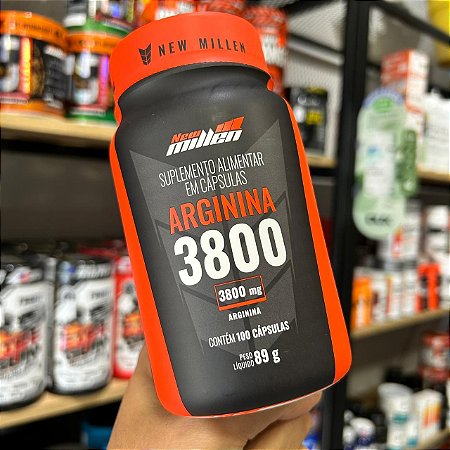 NO2 Arginina 3800mg (Vasodilatador) - New Millen