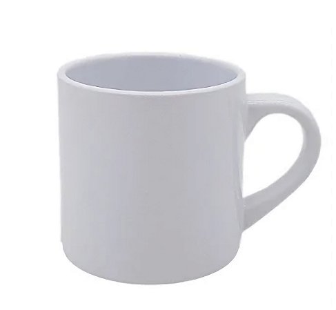 Mini Caneca Branca Cerâmica 180ml Sublimação