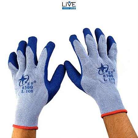 LUVA REVESTIDA DE NITRILO LIVE PAR