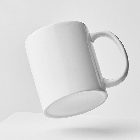 Caneca Branca Cerâmica MUG PRINT 325ML Sublimação