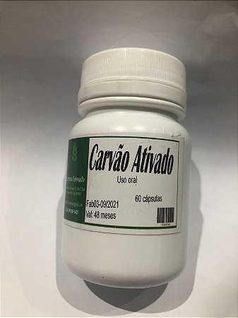 Carvão ativado 60 cápsulas Synth
