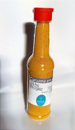 Cúrcuma 100% pura 100% orgânica 150 g