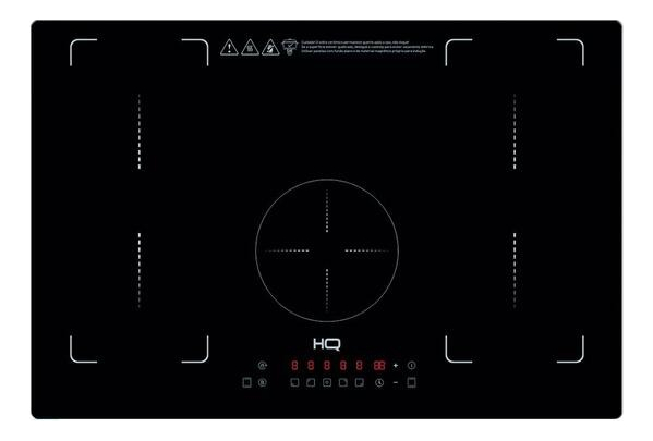 Cooktop Indução Embutir Hq 5 Bocas Touch Free Zone 220v Preto
