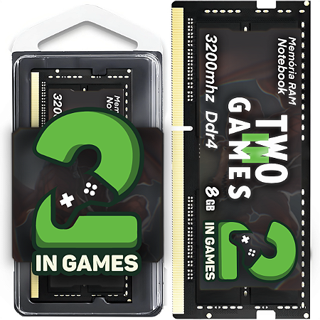 Memória Ram Notebook 8Gb Twoingames 3200mhz Ddr4 Sodimm