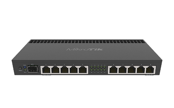 MikroTik RB4011iGS+RM Roteador Gigabit 10 Portas SFP+ 10Gbps PoE