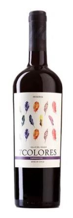 VINHO TINTO CHILENO 7 COLORES RESERVA  – CARMENERE/ CINSAULT 2019 750ML