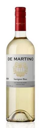 VINHO BRANCO CHILENO DE MARTINO - SAUVIGNON BLANC 2020 750ML