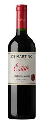 VINHO TINTO CHILENO DE MARTINO ESTATE RESERVA - CABERNET SAUVIGNON 2019 750ML