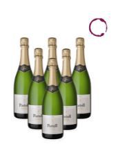 KIT  6 UNIDADES VINHO ESPUMANTE ESPANHOL D.O. CAVA PORTELL BRUT 750ML