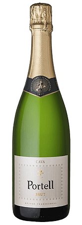 VINHO ESPUMANTE ESPANHOL D.O. CAVA PORTELL BRUT 750ML