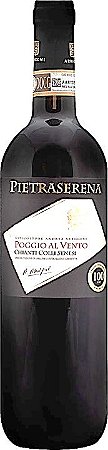 VINHO TINTO ITALIANO PIETRASERENA POGGIO AL VENTO CHIANTI COLLI SENESI D.O.C.G. 750ML