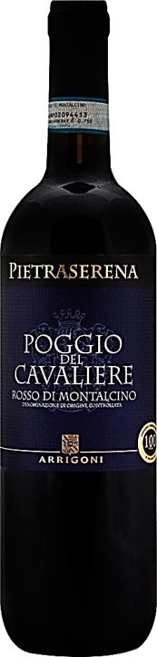 VINHO TINTO ITALIANO PIETRASERENA POGGIO DEL CAVALIERE ROSSO DI MONTALCINO D.O.C. 750ML