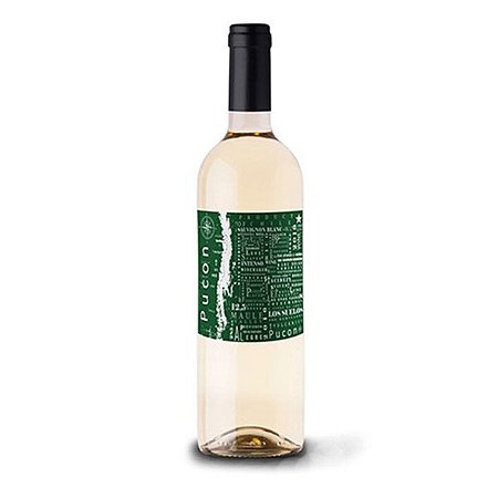 VINHO BRANCO CHILENO PUCON VARIETAL SAUVIGNON BLANC 2018 750ML