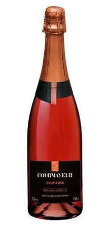 VINHO ESPUMANTE BRASILEIRO COURMAYEUR BRUT ROSÉ 750ML