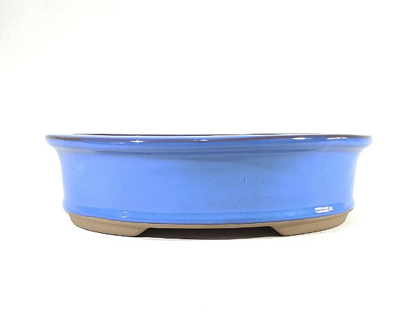 Vaso Oval Azul Literato 34,5x27x9cm