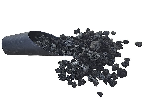 LAVA ROCK (G) 1 Litro Substrato Premium para Plantas (10-20m) Preto