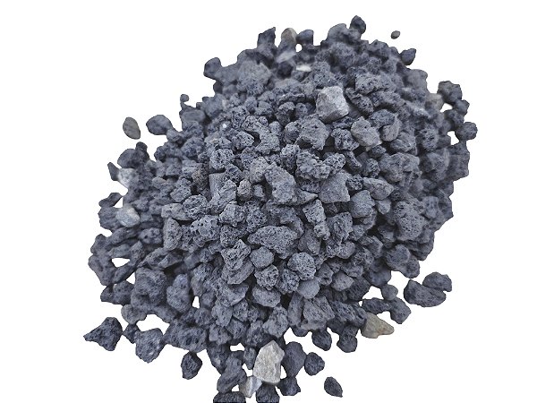 LAVA ROCK (M) 2 Litros Substrato Premium para Plantas (5-8mm) Preto