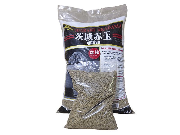 Akadama Ibaraki Duro 2 Litros (P) 2-6mm – Solo Japonês de Alta Qualidade