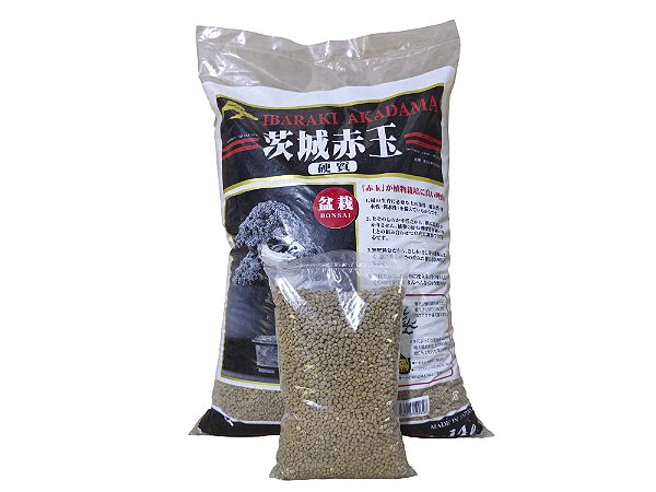 Akadama Ibaraki Duro 1 Litro (P) 2-6mm – Solo Japonês de Alta Qualidade