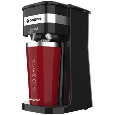 CAFETEIRA ELETRICA CADENCE O'clock COM COPO TERMICO - 127V - MaxCoffee  Quality - Atacarejo - Máquinas de cafe expresso para empresas, padarias,  cafeterias. Máquinas de cafe saeco, gaggia.