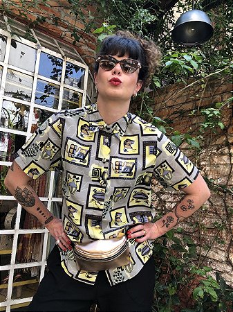 camisas estampadas retro