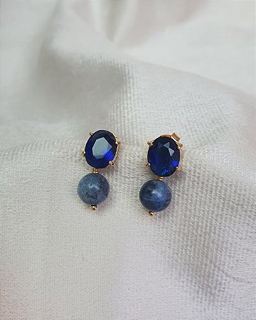 Brinco Nyx - Folheado a Ouro 18K