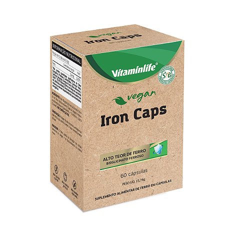 Vegan - Iron caps (Ferro) - 60 cápsulas