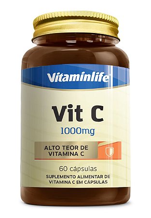 Vitamina C 1000mg - 60 cápsulas