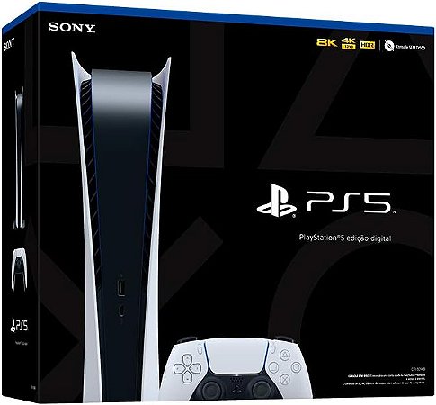 Console Playstation 5 Versão Blu Ray 825GB SSD com Controle Sem