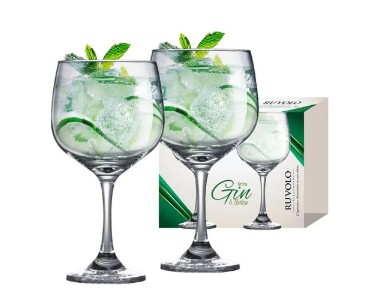 Conjunto de taças de gin & tônica