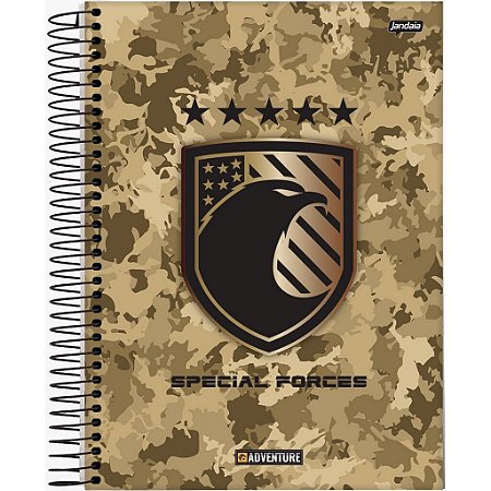 Caderno Universitário 1 matéria Adventure Jandaia