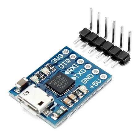 Módulo Conversor Micro USB TTL CP2102 Serial