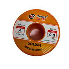 Rolo de solda KAINA Estanho Fio 0,5mm 50G