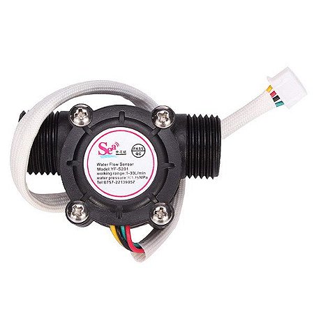 Sensor de Fluxo de Água 1/2″ YF-S201b