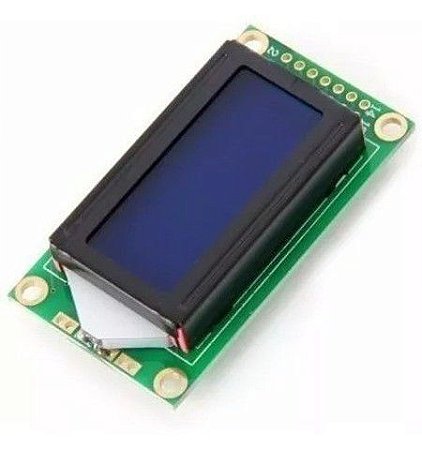 Display LCD 8x2 Com Backlight Azul